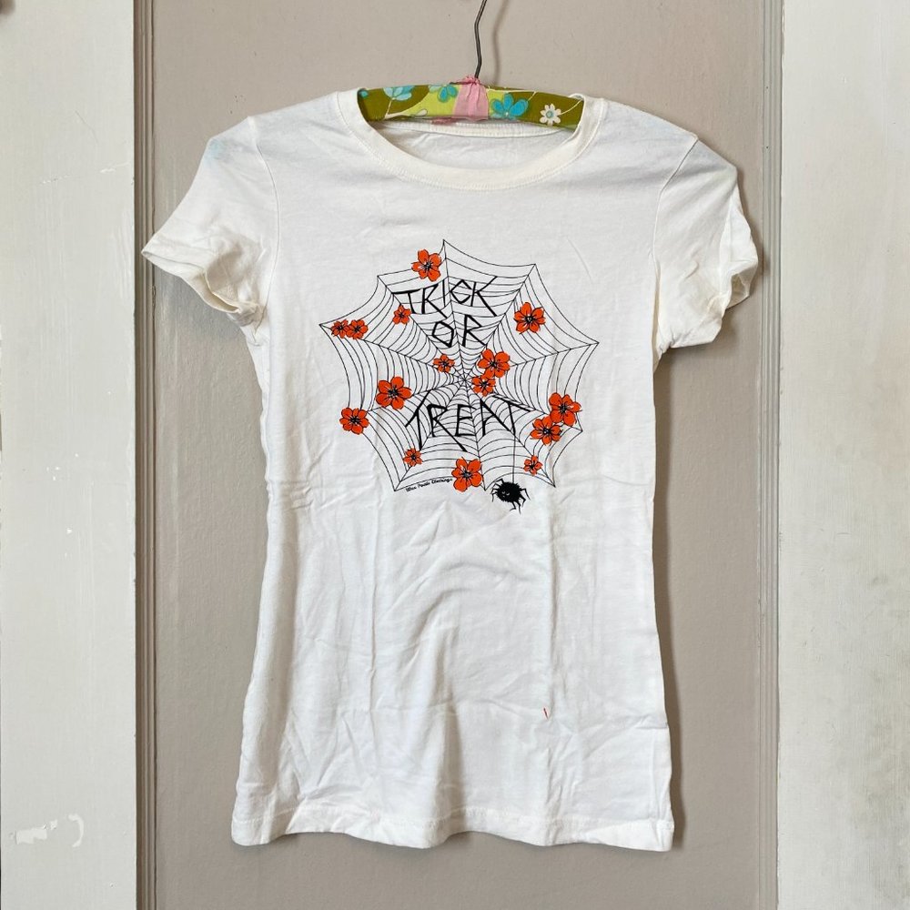 Wax Poetic Trick or Treat Fitted Tee Halloween